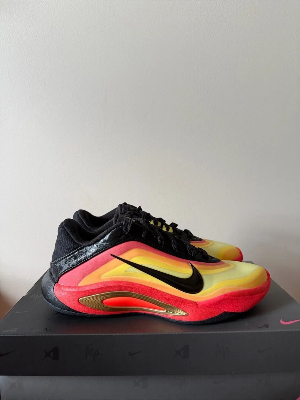 Nike A'ja Wilson A'One Black Metallic HQ1728-001 Women’s Size 6